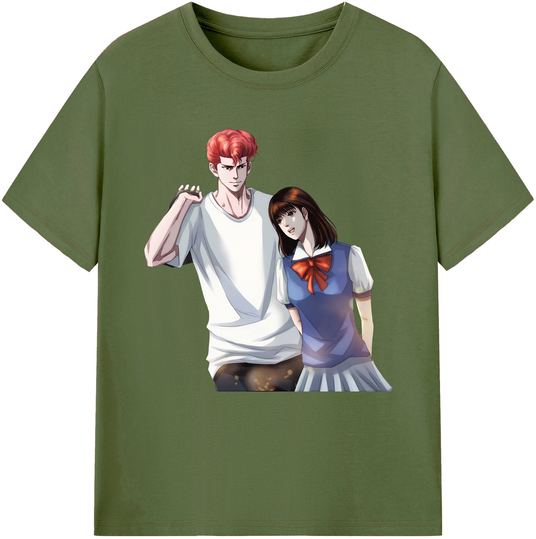 SLAM DUNK／スラムダンク 綿100％半袖Tシャツ（フロントプリント）